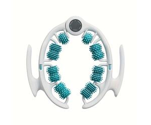Rodillo de masaje anticelulítico - Masajeador Cellu Roll Automasaje Muscular Piernas Glúteos Fitness Yoga (Verde Octanio)