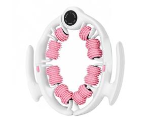 Rodillo de masaje anticelulítico - Masajeador Cellu Roll Automasaje Muscular Piernas Glúteos Fitness Yoga (Rosa)