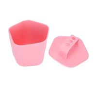 Rodillo de Masaje con Hielo, Taza de Masaje con Hielo Multifuncional para Esguinces para Moretones para Dolor Muscular para el Hogar(rosado)
