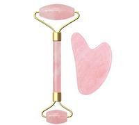 Rodillo de masaje de jade Raspador de GuaSha Juego de huevos Yoni Cuarzo rosa natural Rodillo de masaje facial Raspador de gouache Ejercicio de Kegel Bola de jade tipo 2