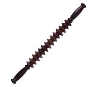 Rodillo de masaje de madera wengué, rodillo de masaje muscular, barra de masaje de tejido profundo, barra de masaje, barra de masaje manual, bastón de masaje, rodillo de yoga, cuerpo