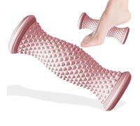 Rodillo de Masaje de Pies, Ergonómico Masajeadores de Pies para Fascitis Plantar Recuperación y Relajación de Músculos Tensos, Acupresión Masajeadores Roller para Brazos Alivio Dolor, Rosa