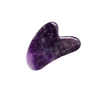 Rodillo de masaje facial de jade amatista Gouache Guasha juego de herramientas de masaje natural Gouache Jade cuerpo facial masajeador regalo, tipo 4