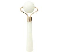 Rodillo de Masaje Facial de Jade Natural para Mujeres y Cuello | Piedra Lisa y Delicada, Uso Nocturno Tipo Spa, Ayuda al Cuidado de Piel y Contorno Color Aleatorio