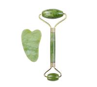 Rodillo de masaje facial Gua Sha Junta de doble cabezas Jade Stone Jade Roller Gouache,Tipo 012