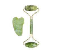 Rodillo de masaje facial Gua Sha Junta de doble cabezas Jade Stone Jade Roller Gouache,Tipo 013