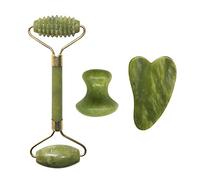 Rodillo de masaje facial Gua Sha Junta de doble cabezas Jade Stone Jade Roller Gouache,Tipo 09