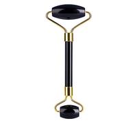 Rodillo De Masaje Gua Sha De Obsidiana Natural, Herramienta De Masaje Guasha, Piedra Gouache, Rodillo De Jade Facial, Masajeador, Raspador Facial,rodillo Negro