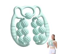 Rodillo de masaje muscular,Rodillo de masaje para piernas | Masajeador portátil de piernas con anillo para muslo,Herramientas antideslizantes para masaje corporal, rodillo manual, masajeador de tejido