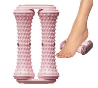 Rodillo de masaje para pies | Masajeador de fascia plantar para yoga, portátil, antideslizante, para el hogar, gimnasio, viajes, recuperación de atletas, después del entrenamiento, ancianos