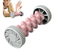 Rodillo de masaje para pies, rodillo de masaje para pies, ejercicio de masaje de pies, rodillo de relajación muscular, equipo de pie prensado con contactos cóncavos y convexos para viajes,