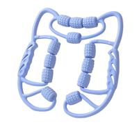 Rodillo de masaje, rodillo de pierna, rodillo de masaje de pierna, rodillo masajeador de muslos de celulitis deslizante, rodillo de plástico para la celulitis, esculpir piernas (azul)