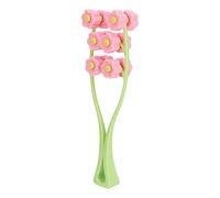 Semilla de melón Masajeador facial Rodillo de masaje Clips dobles Rodillo de masaje facial Material plástico con rodillo facial para Rosado
