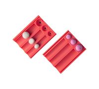 Rodillo de molde para dar forma a bolas de arcilla fácil de usar para pendientes hechos a mano, decoraciones de collares y elaboración de cuentas Bola de arcilla con perforadores