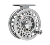 Rodillo de mosca - carrete giratorio delantero de precisión CNC, aleación de aleación de aluminio ultraligero, caña de mosca compatible | Adecuado para lagos de agua y salada, cursos d