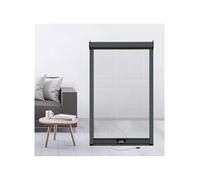 Rodillo de pantalla magnético retráctil para ventanas, diseño enrollable invisible con cordón de tracción