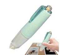 Rodillo de pegamento - Aplicador adhesivo retráctil de doble cara, adhesivo suave consistente, diseño fácil de usar para tareas de manualidades, ideal para diario, álbumes de recortes, oficina