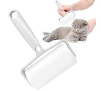 Rodillo de pelusa para ropa - Rodillo de gel reutilizable, removedor de pelo pegajoso | Rodillo de pelusa portátil para ropa y eliminación de pelo de mascotas, rodillo adhesivo con diseño