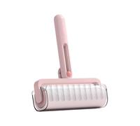 Rodillo de pelusa - Removedor de pelo de mascotas | Rodillo adhesivo para lavandería | Pequeños rodillos rígidos con cubierta para pelos de mascotas | Herramientas de limpieza plegables con recambio