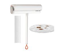 Rodillo de pelusa | Rodillo de pelusa plegable de 180 grados extra pegajoso | Limpiador de herramienta removedor con recambio para alfombras, ropa, sábanas de gato, muebles, cama, tela, suelo, sofá