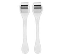 Rodillo de piel facial Herramienta de masaje de acupresión Instrumento de masaje para uso en la espalda para eliminar la rigidez para uso doméstico para aliviar el dolor muscular(Milk white) Massager