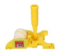 Rodillo de Pintura Bordeador Cepillo Recorte Separación de Colores Hogar Habitación Pared Techo Herramienta Segura con Cuatro Ruedas