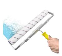 Rodillo de pintura de 18 pulgadas - Kit de rodillos de pintura grandes | Ruedas para techo y suelo, rodillo de pintura resistente con marco reforzado, rodillo de luz para interiores y exteriores