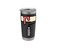 Rodillo de pintura Decorator Painter Vaso térmico de acero inoxidable de doble pared