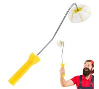 Rodillo de pintura para esquinas: herramienta para pintar bordes de cubo, bordeadora de esmalte y ptura al óleo, cepillo giratorio de precisión | Para el taller de oficina en casa DIY pintura de par