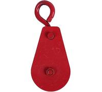 Rodillo de polea, rodillo de polea de bloque, bloques de polea de elevación de metal rojo 0.3T 300kg 661.4Lbs