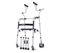 Rodillo de postura vertical con almohadilla de soporte para reposabrazos, andador de altura ajustable, para entrenamiento de rehabilitación de lesionados discapacitados para personas mayores que cami