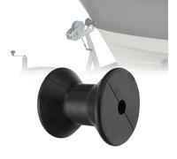 Rodillo de Proa para Remolque de Barco de 7,6 cm, Eje de 12,7 mm, Soporte para cabrestante de Remolque Marino, quilla de Goma para Detener embarcaciones y guiar el Remolque, Resistente