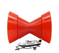 Rodillo de proa resistente al desgaste, accesorio de remolque de barco de eje de 1/2 pulgada, montaje de rodillo estable para un fácil acoplamiento, se adapta a la mayoría de remolques de barco (uso