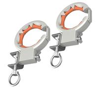 Rodillo de puente ajustable de 330 grados, abrazadera de acero, cable de 65 mm, herramienta de tracción de alambre suave para conductos eléctricos, polea de alineación de conductos de agarre ancho