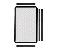 Rodillo de puerta de autocaravana ciega | Cortinas de bloqueo ligero de 25 pulgadas para caravanas | Accesorios de autocaravanas plegables con protección UV para vehículos y remolques de viaje de