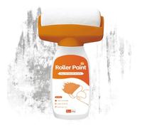 Rodillo de reparación de pared, pintura 2 en 1, secado rápido, 500 g, secado rápido, para cocina, cuarto de baño, pared, puerta de madera, interior, impermeable