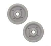 Rodillo de repuesto para rueda de asiento de máquina de remo, 8 x 52 x 19 mm, polea de plástico de alta resistencia para equipos de fitness, piezas de gimnasio, color gris, paquete de 2