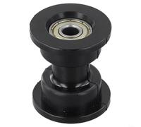 Rodillo de rodamiento para ejercitador abdominal y máquina de remo de 1.5 pulgadas, guía de tubo cuadrado, color negro