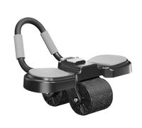 Rodillo De Rueda AB - Rodillo De Rueda Abdominal | Rueda De Ejercicio Rodillo AB | Rueda Abs Roller Con Temporizador Inteligente | Rueda De Rebote Abdominal Portátil Con Contadores | Entrenador