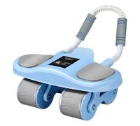 Rodillo de rueda abdominal | Rueda abdominal de rebote automático | 42 x 22 x 14 cm | Rodillo ergonómico para abdominales | Entrenador de rebote con soporte de codo, ruedas de ejercicio de