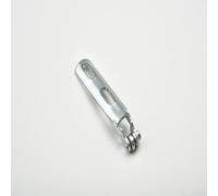 Rodillo de rueda guía de sierra caladora para varilla alternante de 55 mm - Accesorio de rueda guía de metal para herramientas de rompecabezas, plata/negro, 1 pieza (plata)