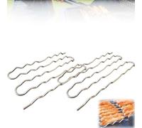 Rodillo de salchichas para parrilla, cocina automática giratoria de 360° para perros calientes, estante de barbacoa de acero inoxidable para camping, picnic, cocina uniformemente salchichas y