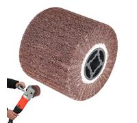Rodillo de satén de grano 120, 120 x 100 mm, cepillo de rasado, manguitos de lijado para rodillos de lijado, ideal para esmerilado y satinado