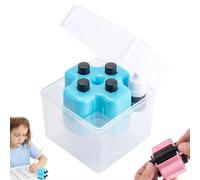 Rodillo de sello de matemáticas 4 en 1 para niños, sello aritmético para división de multiplicación de suma, resta, herramienta de aprendizaje educativo para la escuela primaria, suministros de