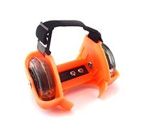 Rodillo De TalóN De Rueda Flash 2 unids Zapatos de patinaje de rodillo parpadeante Polea pequeña rueda de rodillo rodillo patines deportes zapatos de skate para niños Ruedas Patines ( Color : Orange )