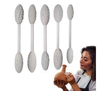 Rodillo de textura de arcilla | Herramientas eficientes de textura de cerámica | 5x/set Suministro de artesanía multifuncional texturizado para proyectos de trabajo detallados Modelado de principios