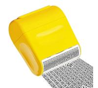 Rodillo de tinta para protección de identidad, sello de rodillo bloqueador de dirección, protector de información confidencial para borradores, documentos, etiquetas, negocios, oficina, contabilidad