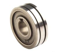 Rodillo de transmisión moleteado V U Groove Wire Feed Roll para soldadores MIG OD 1-1.2 pulgadas ID 0.28-0.40 pulgadas compatible con SIP MIG100 MIG130 MIG200 Series (#11)