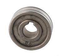 Rodillo de transmisión para soldadores MIG, kit de rodillos de alimentación de alambre moleteado V U compatible con tamaños de alambre .023 .030 .035 .045 mm y blindado de gas WEL(#6)