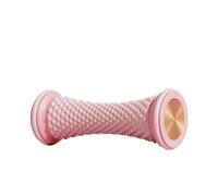 Rodillo de yoga para fascias plantares, masaje muscular, ejercicio, fitness, estimulador, herramienta estimuladora de meridianos, masajeador manual de pies (rosa)